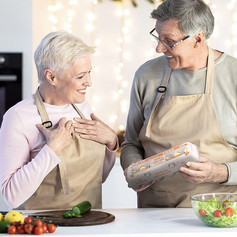 Prep & Savour Cristba Printed Natural Pulp Paper Egg Cartons Holds 12